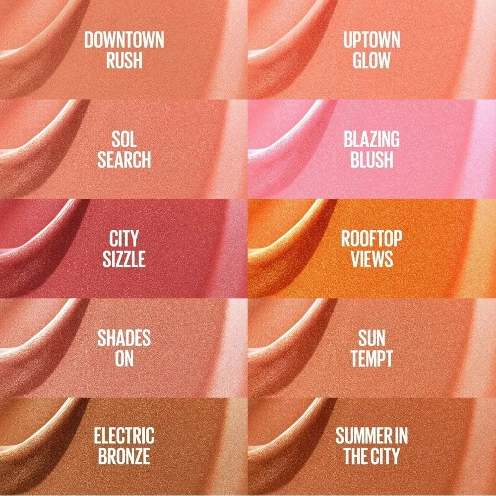 3/$12 Maybelline 07 Rooftop Views Sunkisser Multi Use Liquid Blush